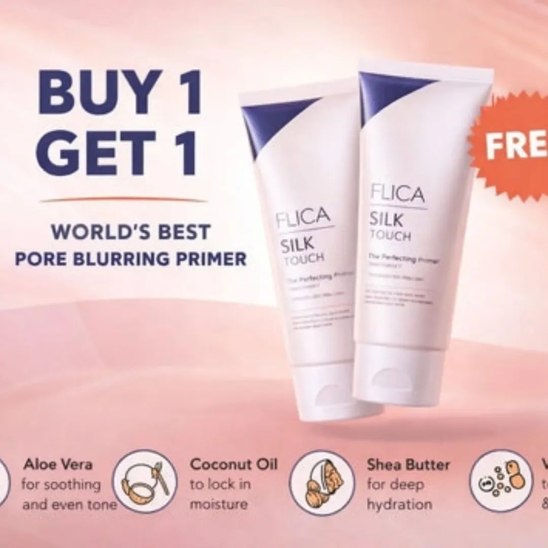 Flicka Silk Touch Milk Cream – Moisturizer & Primer | Buy 1 Get 1 Free