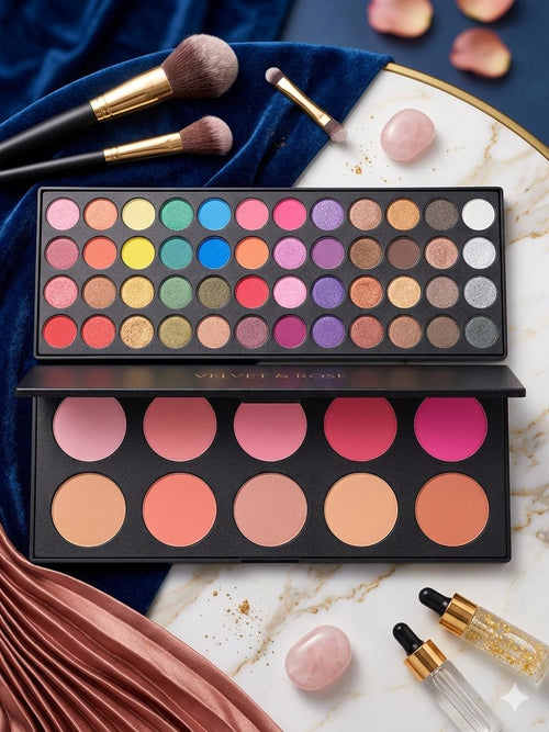 Duo Deal (48 Color Eye Kit and a 10 Color Blusher Palette)