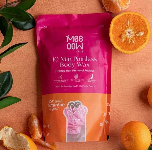 Mee Oow Club 10 Min Painless Hair Removal Powder – Orange 150g