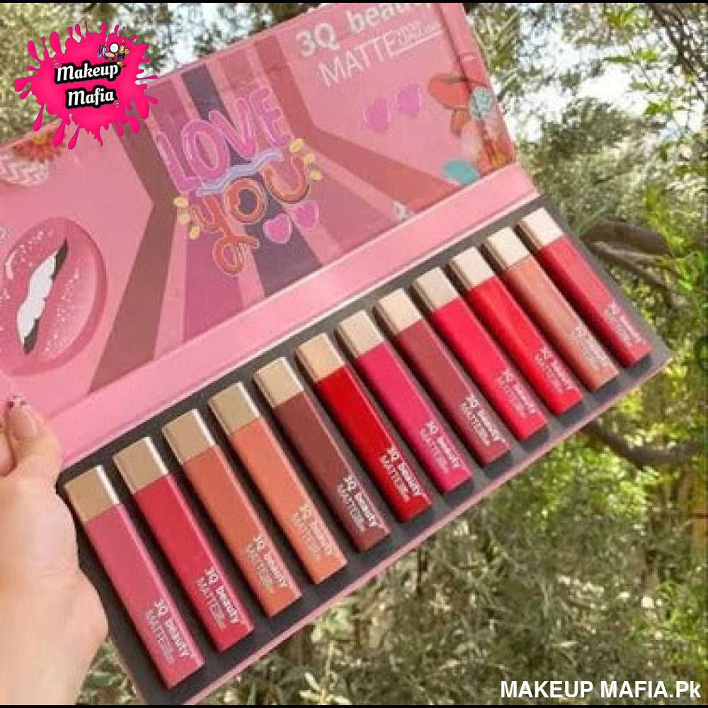 3Q Beauty Pack Of 12 Lipglosses