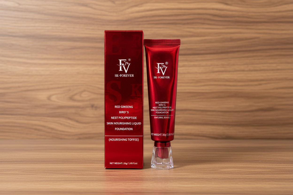 Fv foundation with Flicka silk touch primer