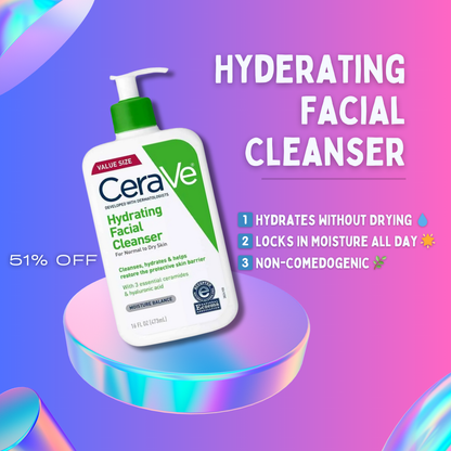CeraVe Hydrating Facial Cleanser