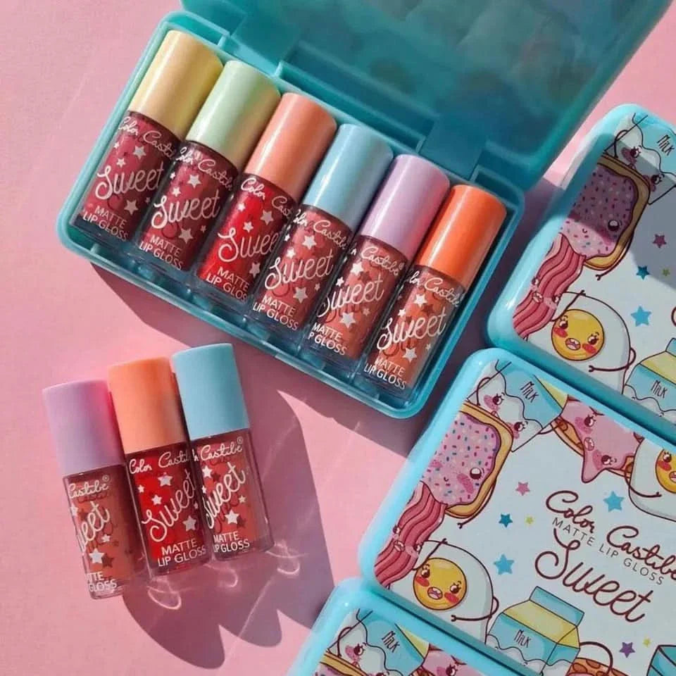 Color Castle Sweet Matte Lipgloss ( 6 in 1 )