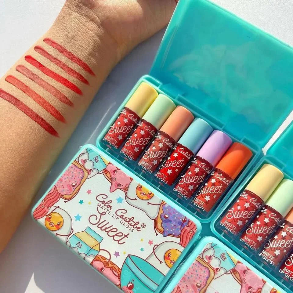 Color Castle Sweet Matte Lipgloss ( 6 in 1 )