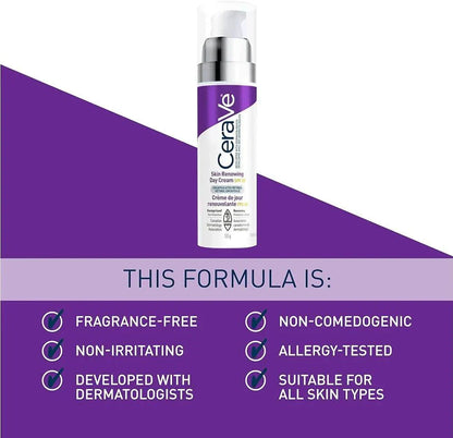 CeraVe Skin Renewing Day Cream with Sunscreen