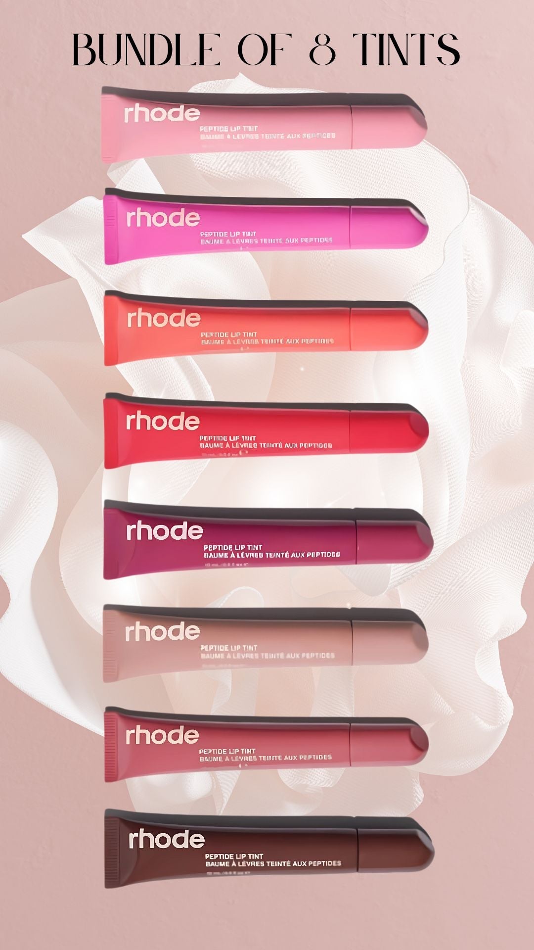 Rhode Peptide Liptints ( pack of 8 ) All Shades in RS 2998