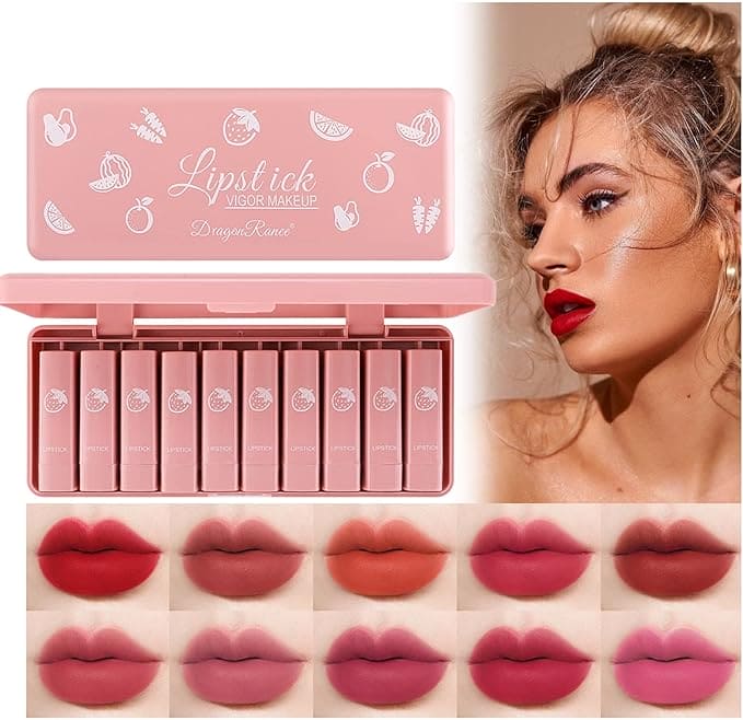 Dragon Ranee Pack Of 10 Lipstick Set