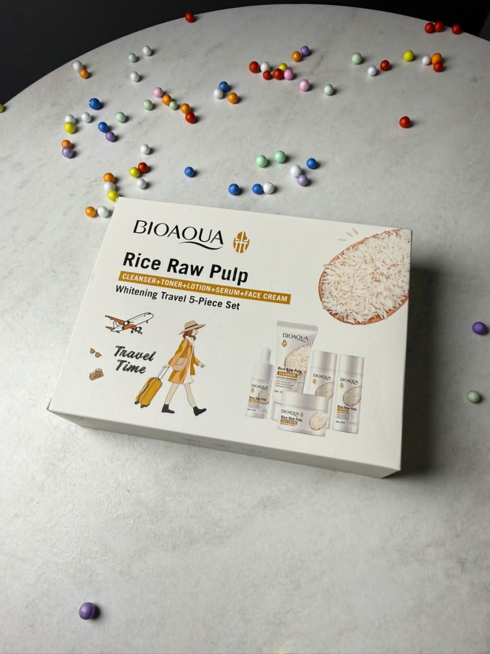 BIO AQUA RICE RAW PULP - 5 Piece Set