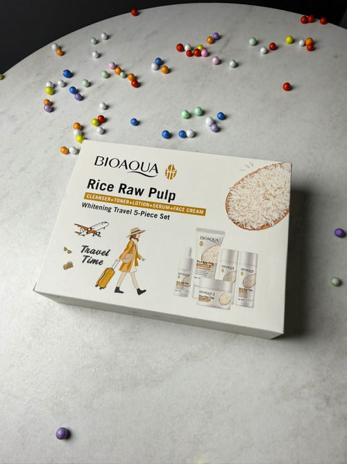 BIO AQUA RICE RAW PULP - 5 Piece Set