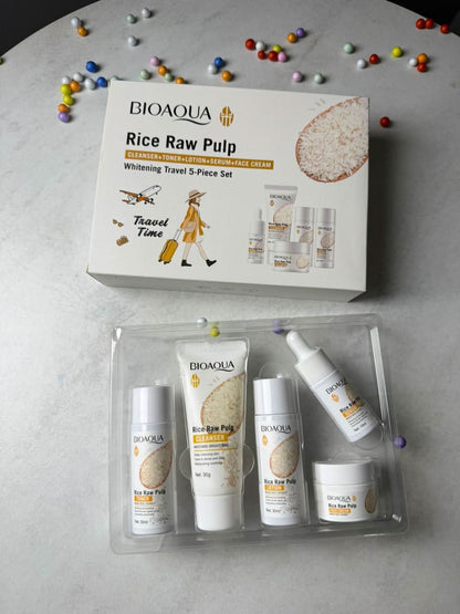BIO AQUA RICE RAW PULP - 5 Piece Set