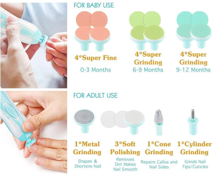 Baby Electric Nail Trimmer - Cell Operated