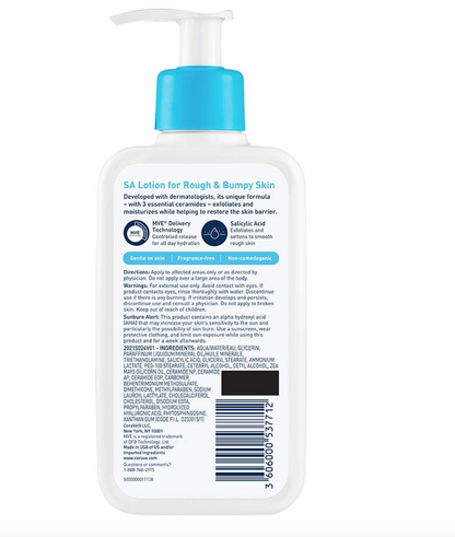 CeraVe SA Lotion for Rough and Bumpy Skin!