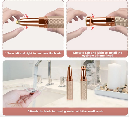 2 in 1 Face Trimmer Chargeable