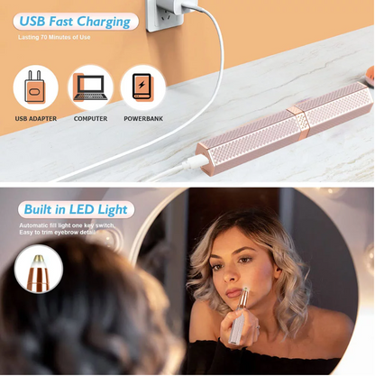 2 in 1 Face Trimmer Chargeable