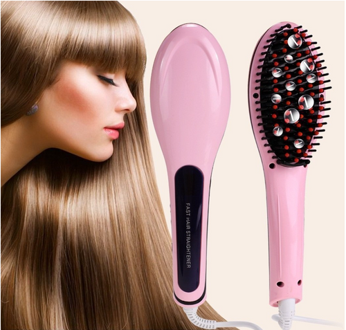 Hair Brush Straightener