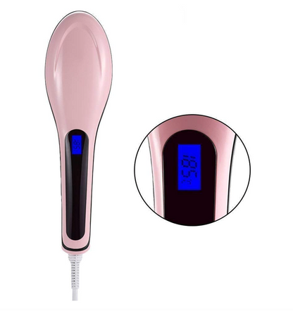 Hair Brush Straightener
