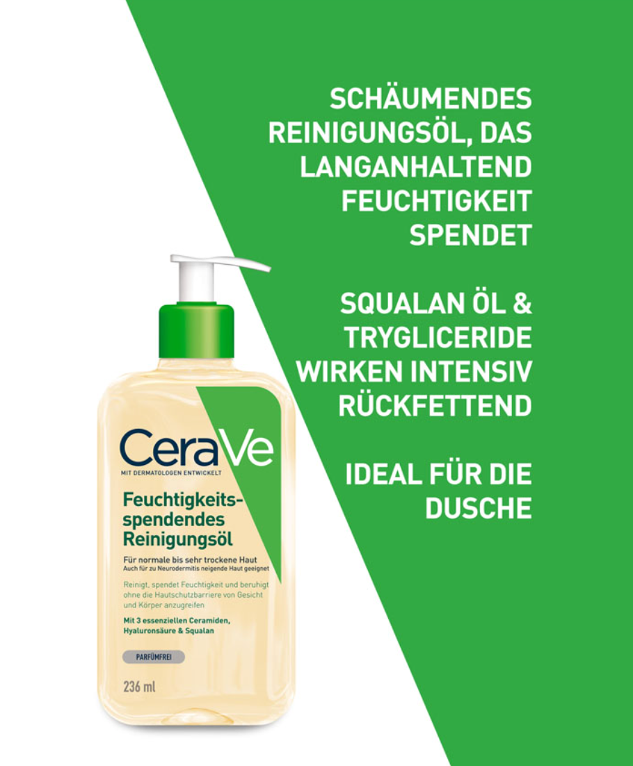 CeraVe Feuchtigkeitsspendende Reinigungsöl