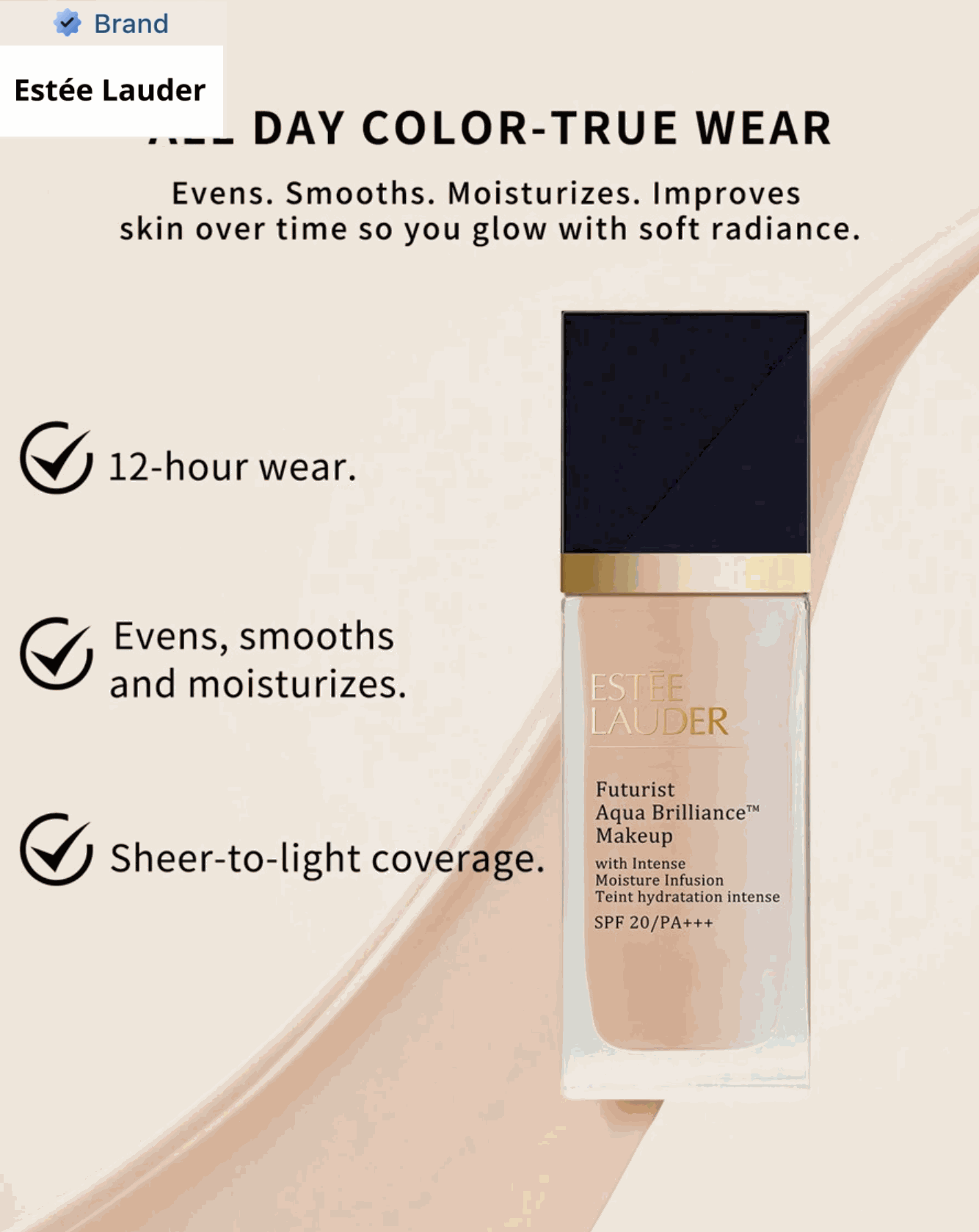 Estee Lauder | Futurist Aqua Brilliance Makeup  Foundation 30ml