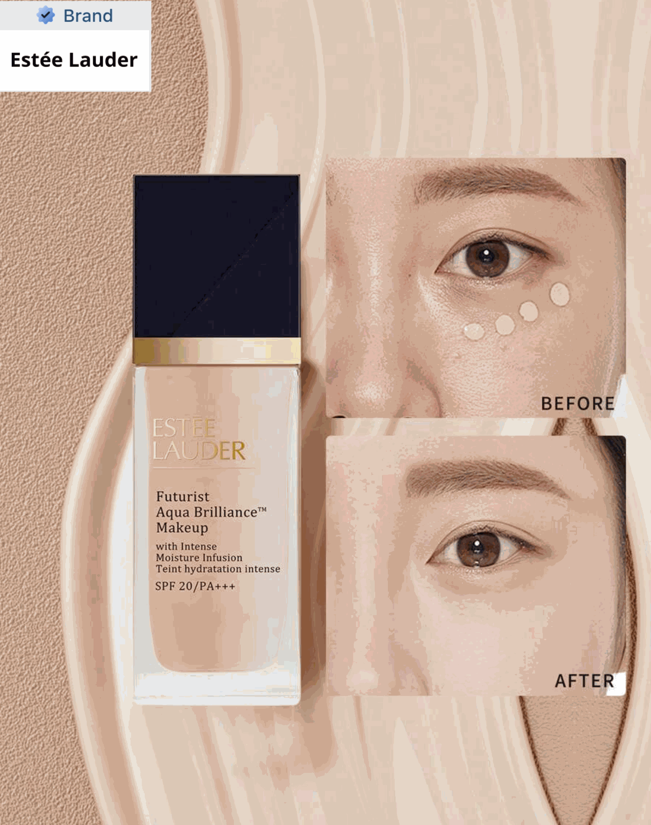 Estee Lauder | Futurist Aqua Brilliance Makeup  Foundation 30ml