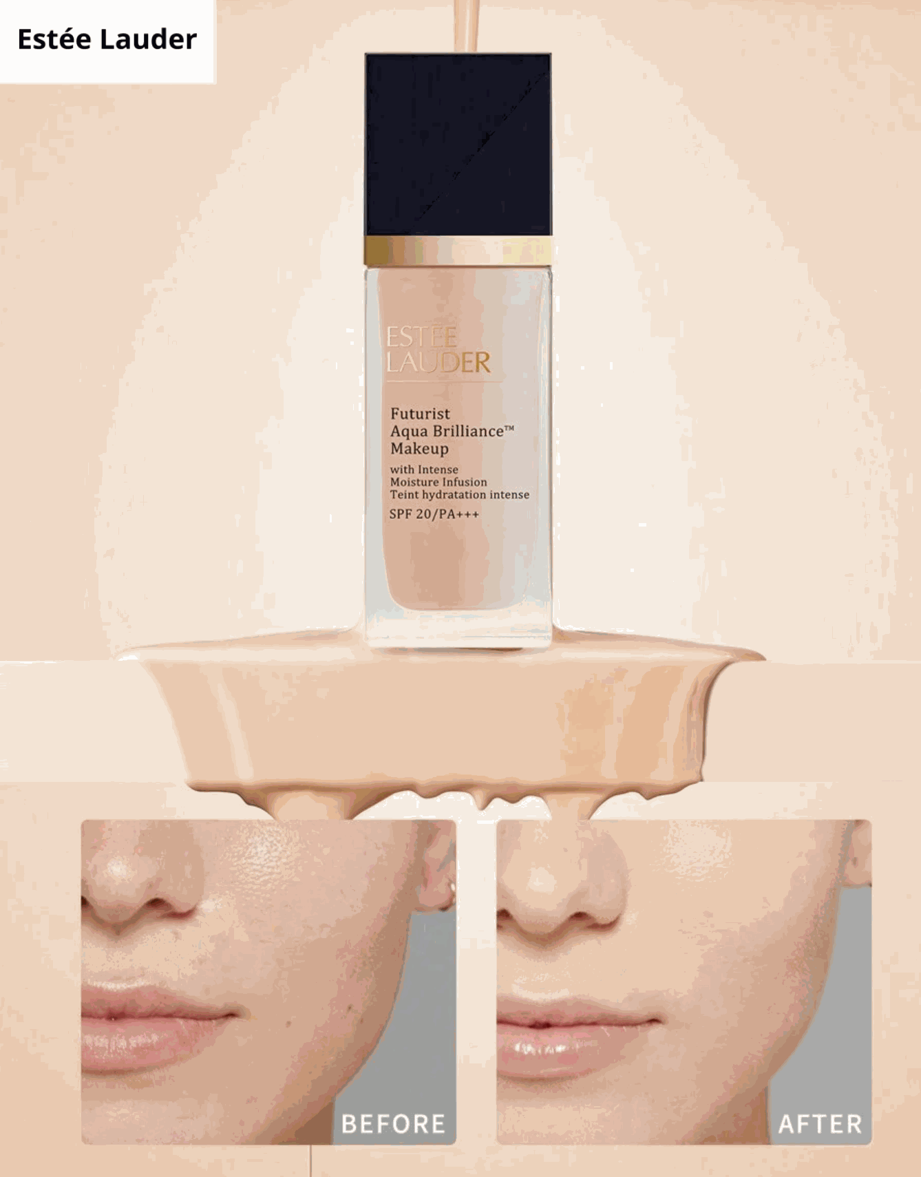 Estee Lauder | Futurist Aqua Brilliance Makeup  Foundation 30ml