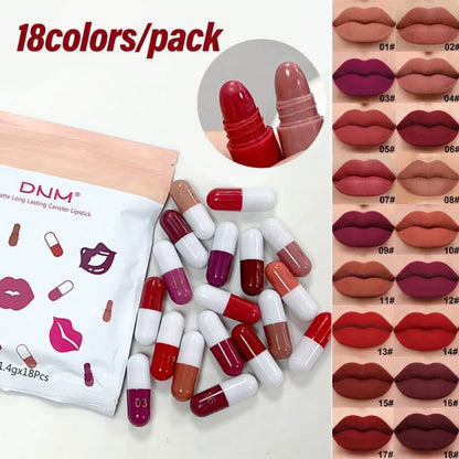 DNM Mini Capsule Lipsticks 18 Lipsticks In 1 Pack