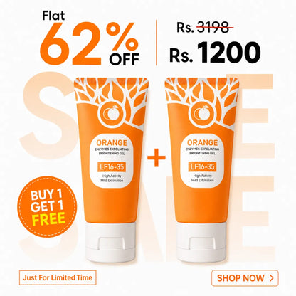 CODRA Orange Exfoliating Gel – Buy 1 Get 1 FREE | Deep Cleansing & Brightening