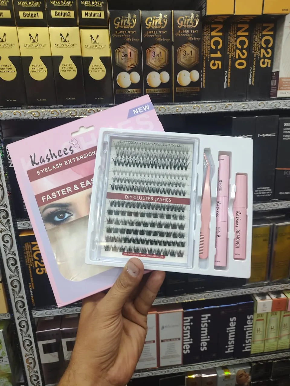 Kaashees Mink & Soft Natural DIY Cluster Lashes Extension Kit