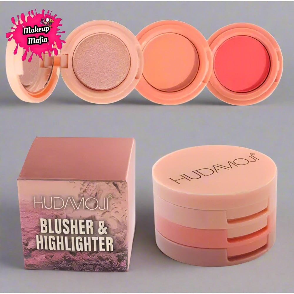HUDAMOJI BLUSH & HIGHLIGHTER