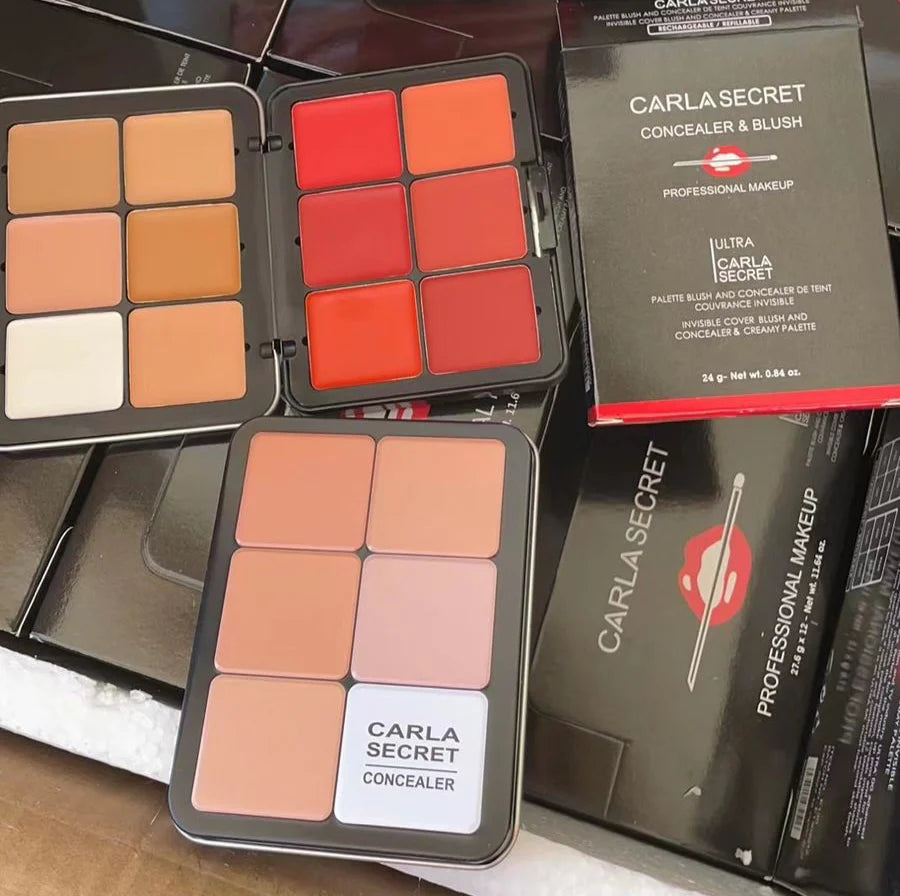 CARLA SECRET Blush & Contour Pallete – Natural Sculpt & Glow