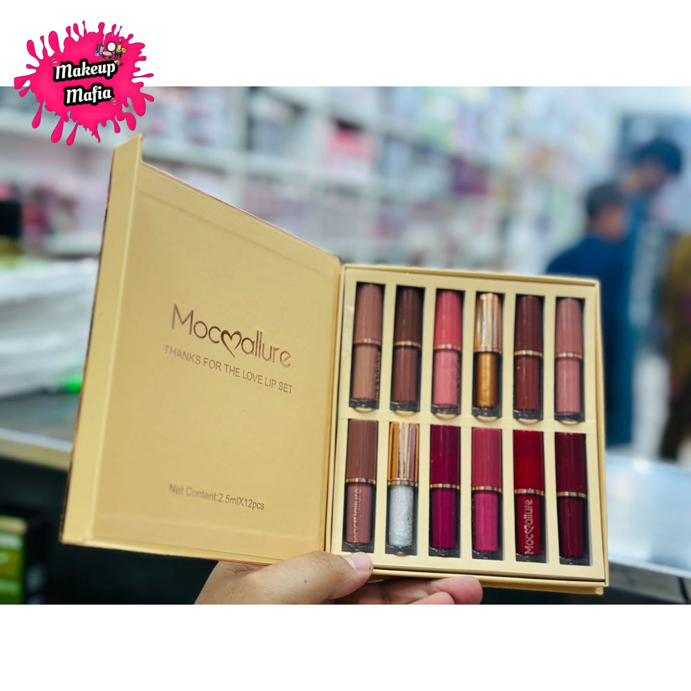 Moccallure 24 pcs lip gloss set Lip