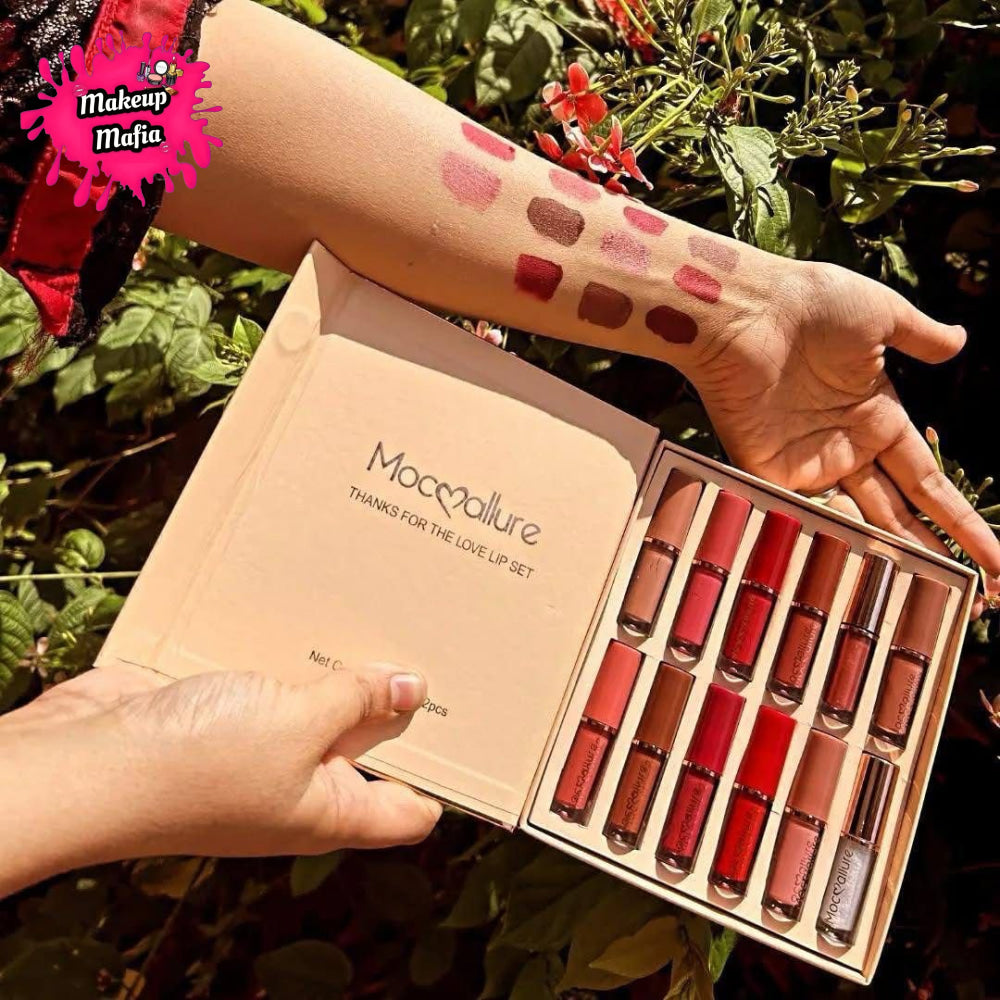 Moccallure 24 pcs lip gloss set Lip