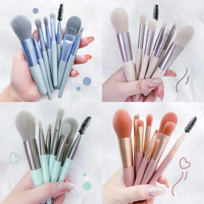 10 pcs pouch brush set