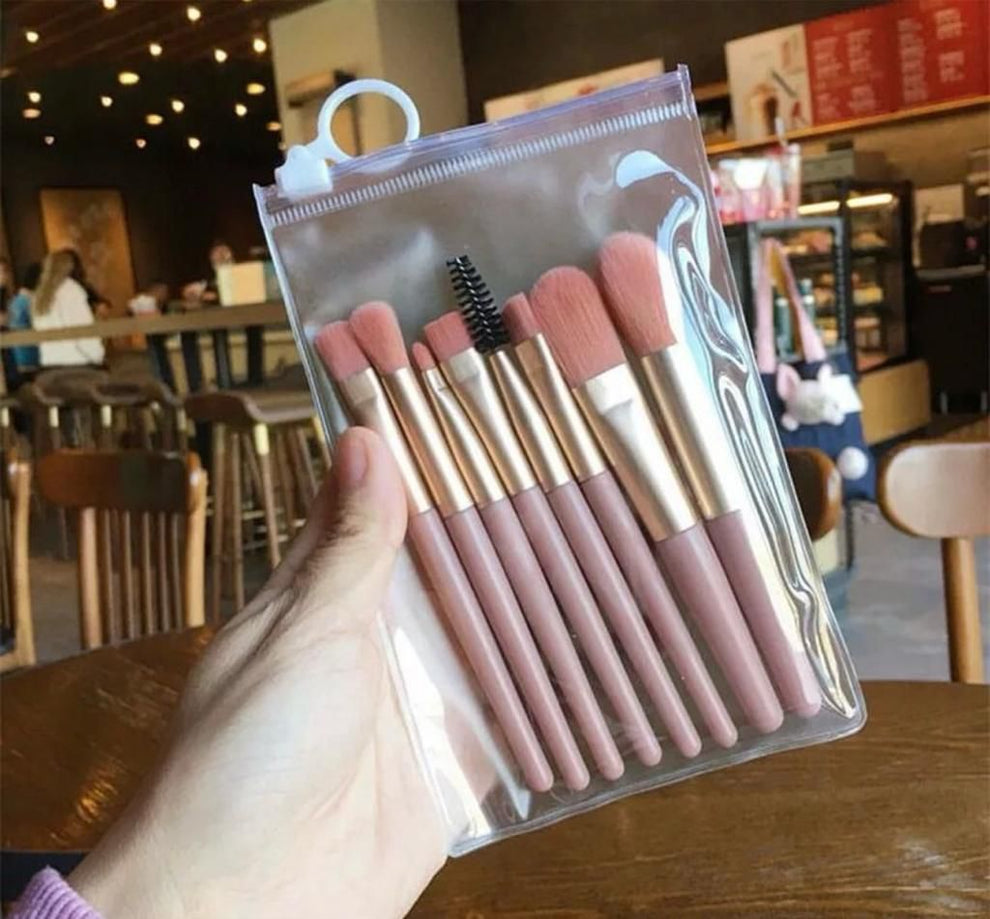 10 pcs pouch brush set